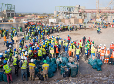 SOCOCIM Industries célèbre 3 millions d'heures de travail sans accident sur le chantier du four n°6